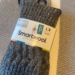 Smartwool merino wool knee high socks in grey